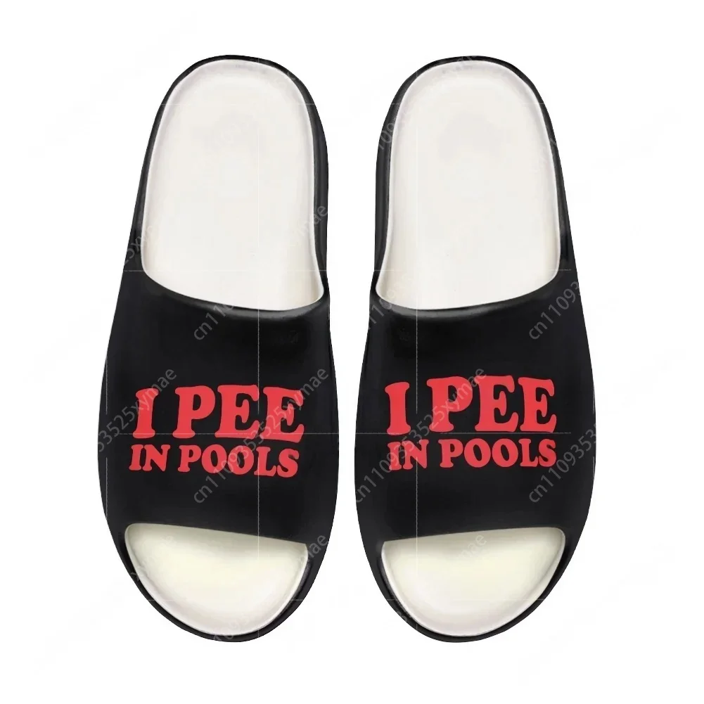 Home Office Bathroom - Ik plas in zwembaden Slippers met