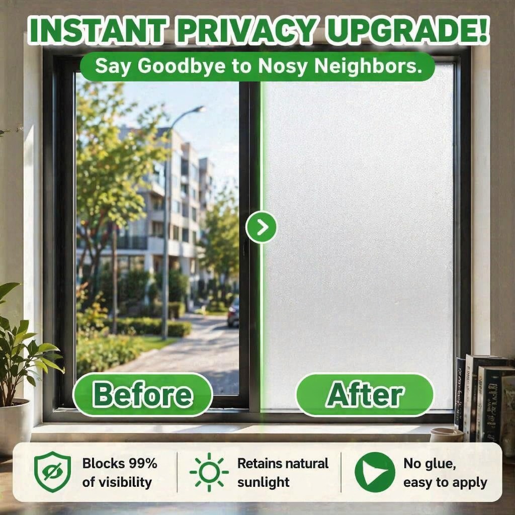 Mat glazenfolie voor privacy,  - Home Office Bathroom recensie en prijs