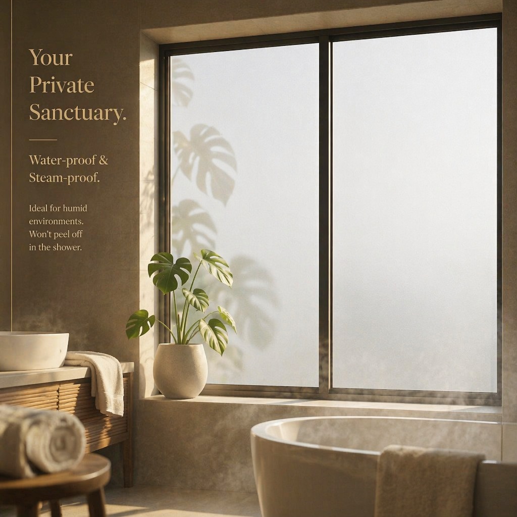 Mat glazenfolie voor privacy,  - Home Office Bathroom recensie en prijs