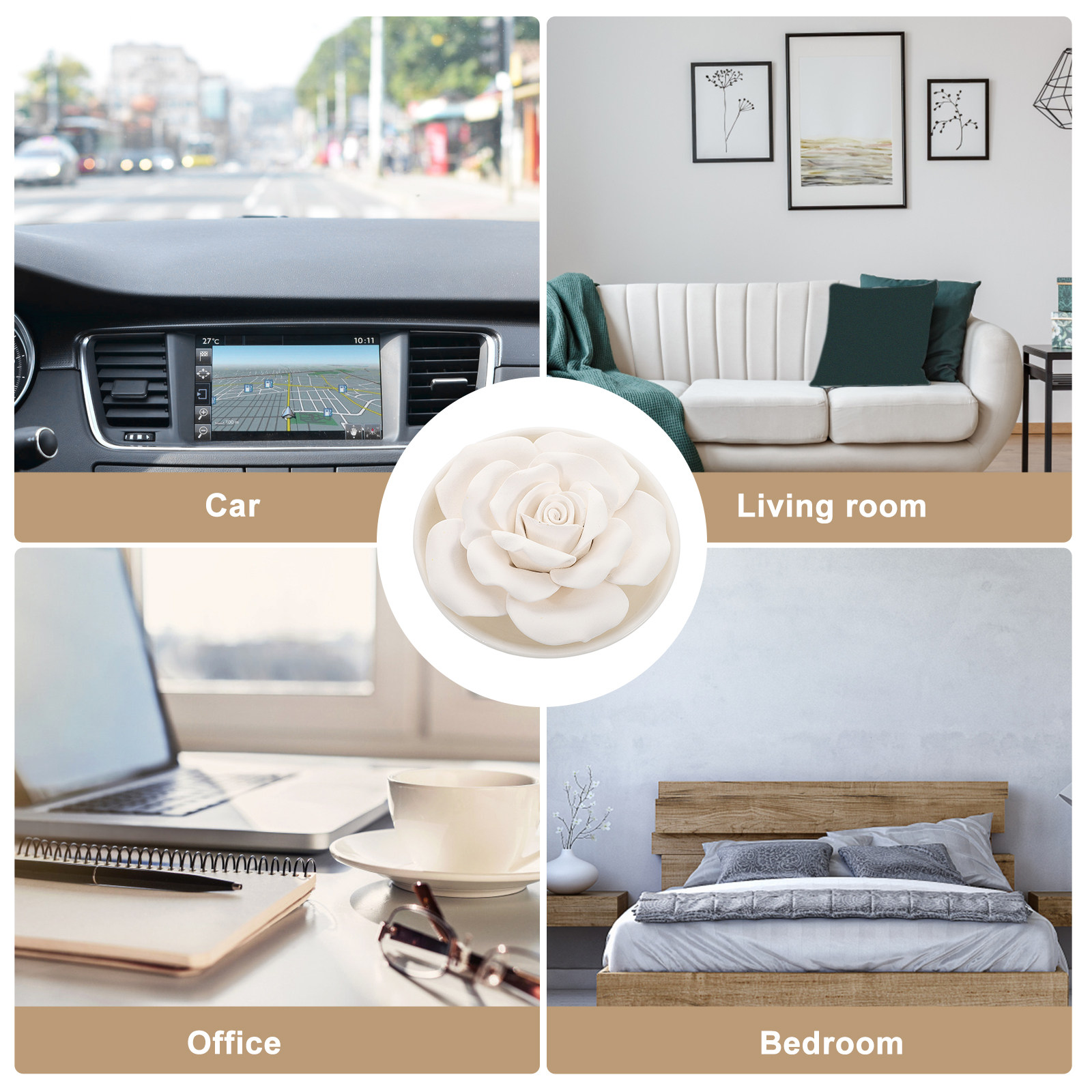 Draagbare etherische olieversp - Home Office Bathroom recensie en prijs