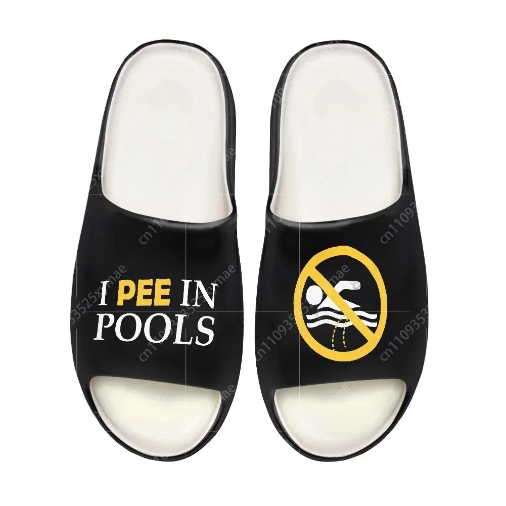 Ik plas in zwembaden Slippers  - Home Office Bathroom recensie en prijs