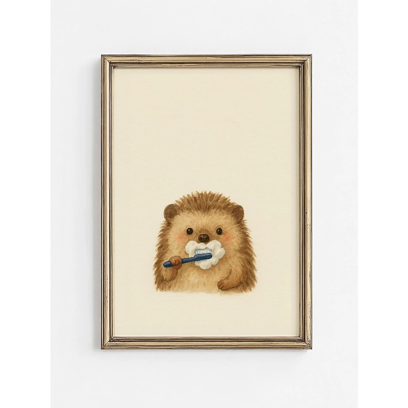 1PC Frameloze schattige dieren - Home Bathroom Wallpaper recensie en prijs