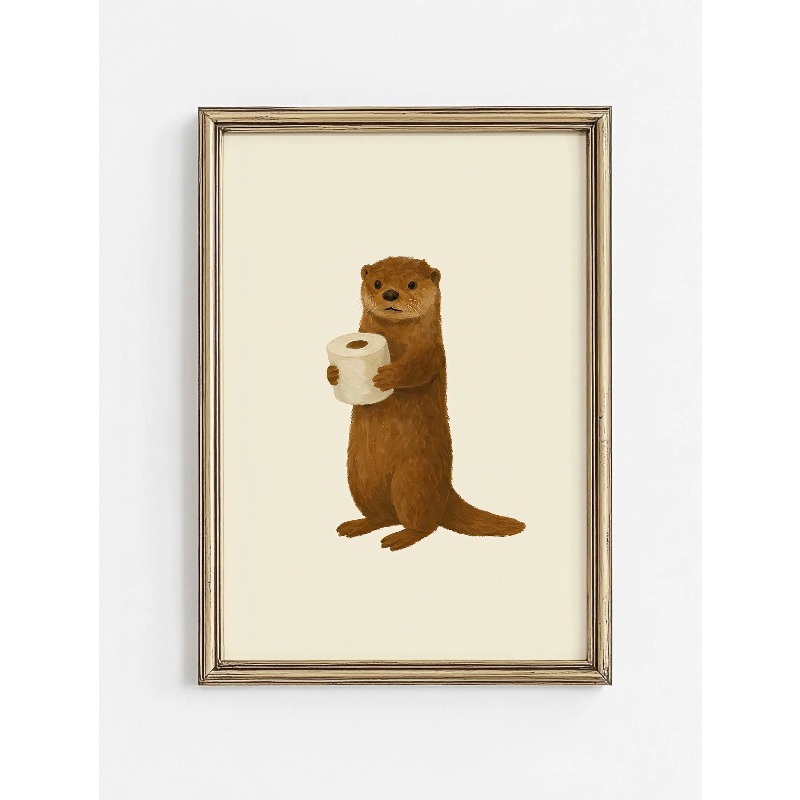 1PC Frameloze schattige dieren - Home Bathroom Wallpaper recensie en prijs