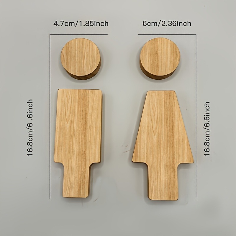 2 stuks houten badkamerbord vo - Home Office Bathroom recensie en prijs