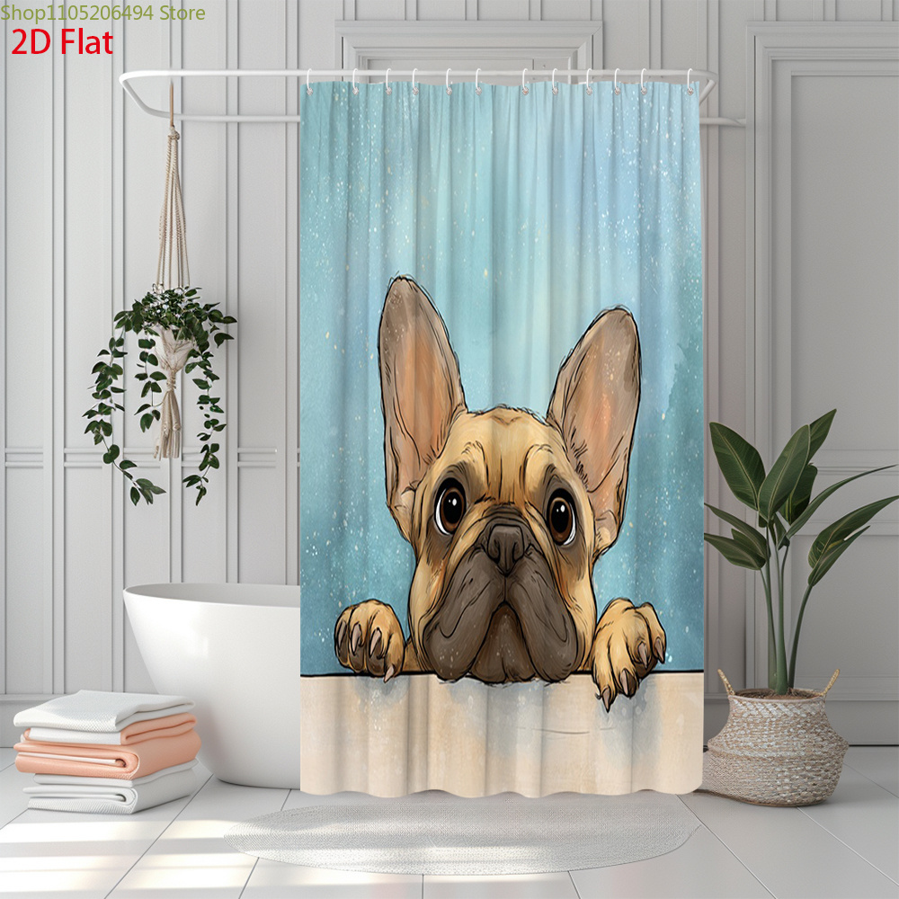 Schattig douchegordijn met Fra - Adorable Home Bathroom Ideas recensie en prijs