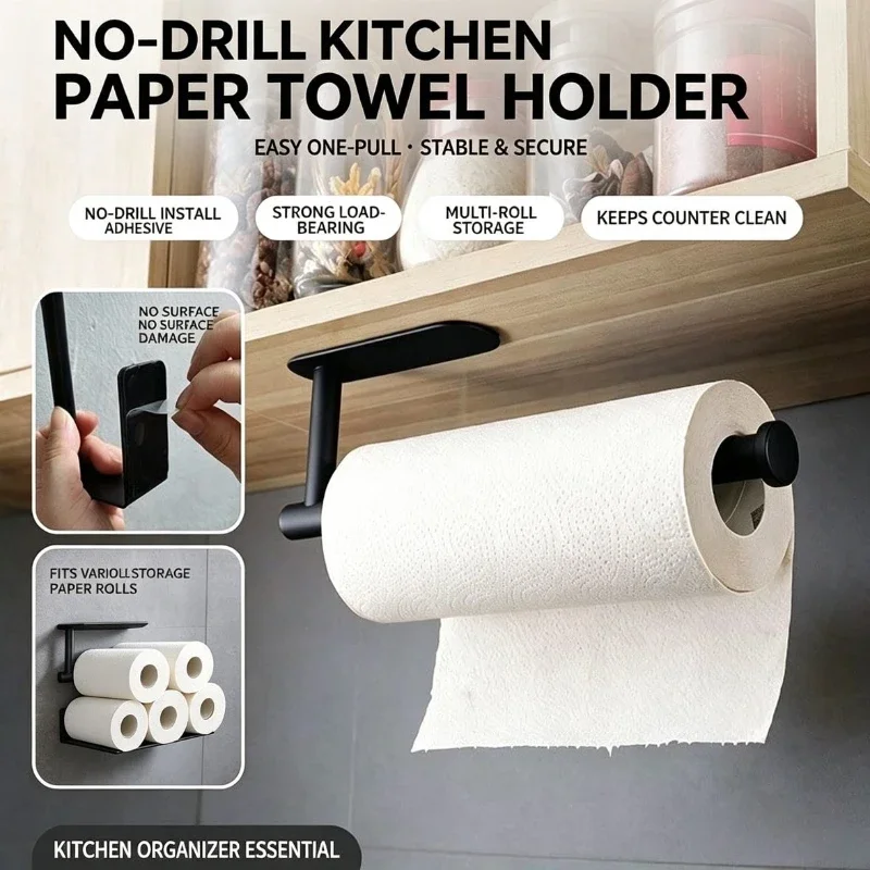 Papierrolhouder Handdoekenrek  - Home Bathroom Wallpaper recensie en prijs
