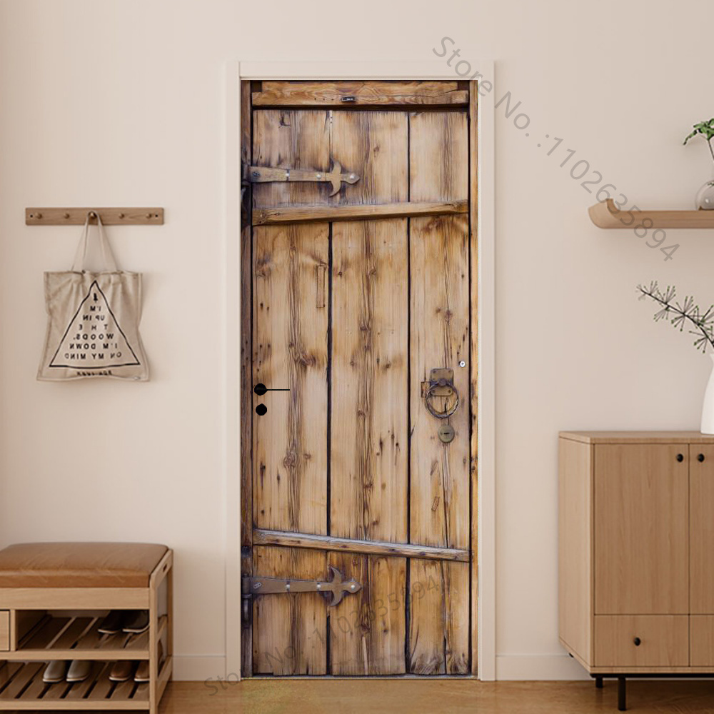 Meisje Schaduw Houten Deuren V - Home Bathroom Wallpaper recensie en prijs