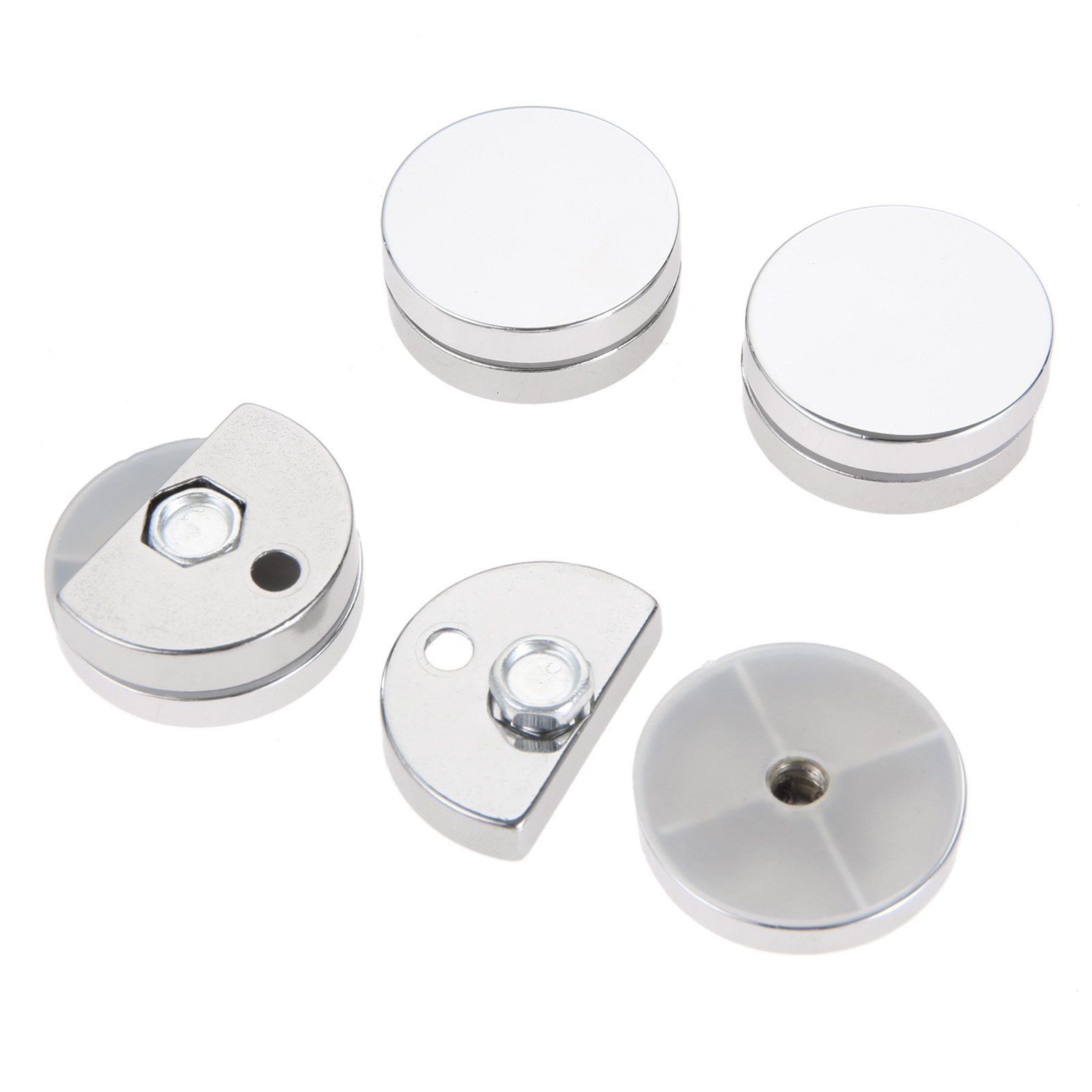 4 Stuks 27mm Ronde Glasklem Sp - Home Hardware Bathroom Mirrors recensie en prijs