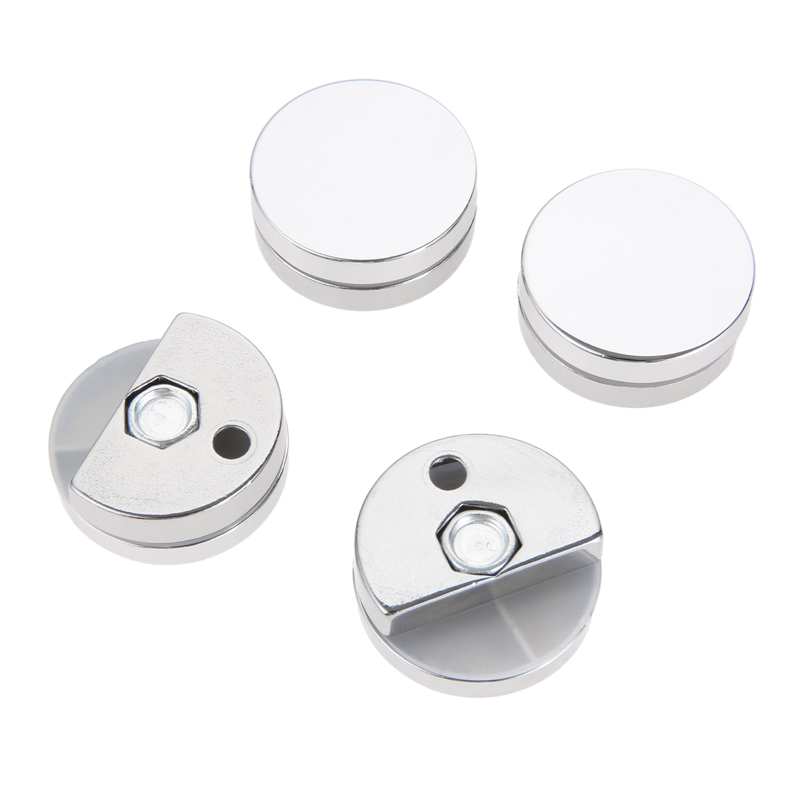 4 Stuks 27mm Ronde Glasklem Sp - Home Hardware Bathroom Mirrors recensie en prijs