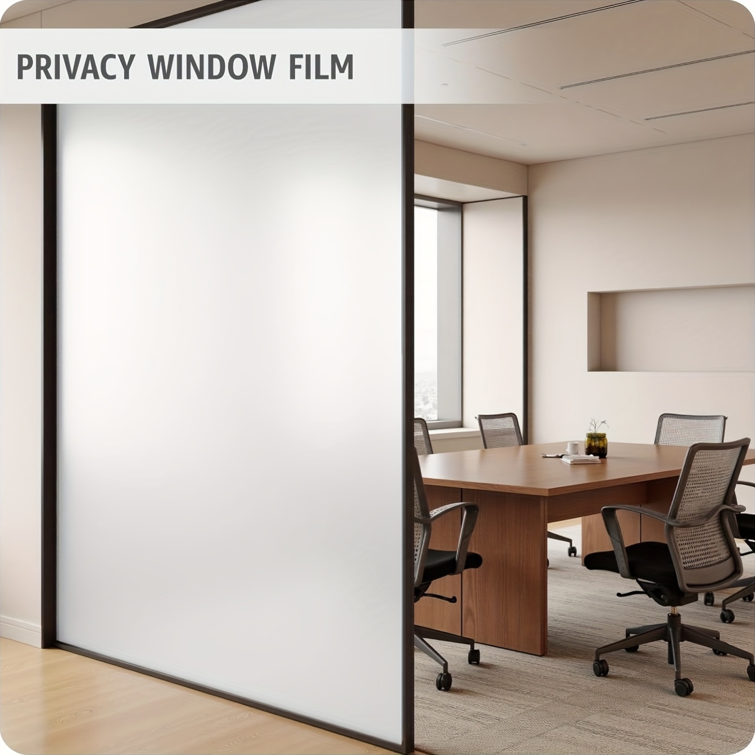 Witte matte privacy raamfolie, - Home Office Bathroom recensie en prijs