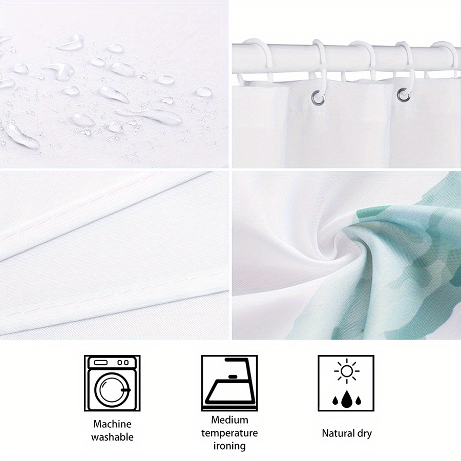 Schattig douchegordijn met avo - Home Bathroom Design Ideas recensie en prijs